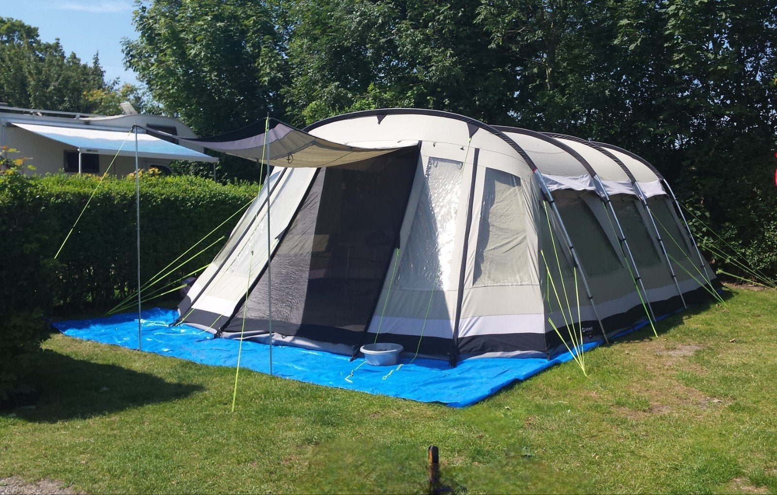 Outwell Clear Lake tunneltent - Zeer goede staat, 6 personen, Caravans en Kamperen, Tenten, Ophalen