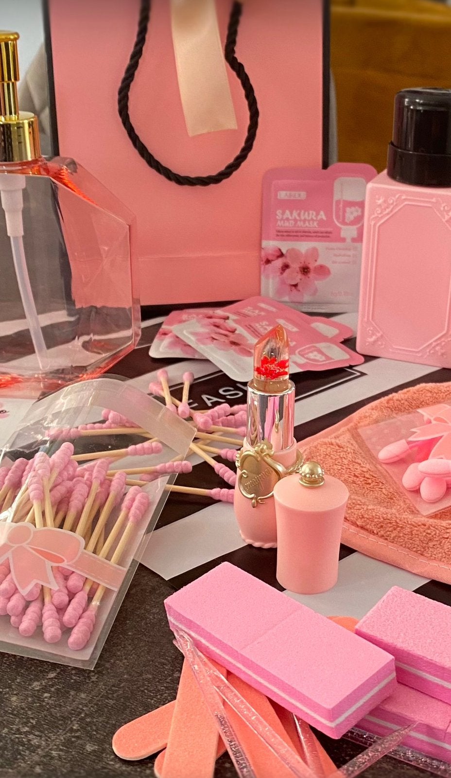 Beautyset Life is better in Pink!, Nieuw, Ophalen of Verzenden, Handen en Nagels, Make-up
