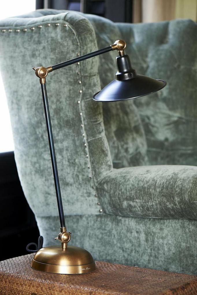 Riviera Maison Soho Square Desk Lamp Black, Nieuw, Ophalen, Nieuw, Minder dan 50 cm