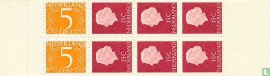Postzegelboekje PB 2 Juliana en Cijfer NL 1964 Postfris, Postzegels en Munten, Postzegels | Nederland, Ophalen of Verzenden