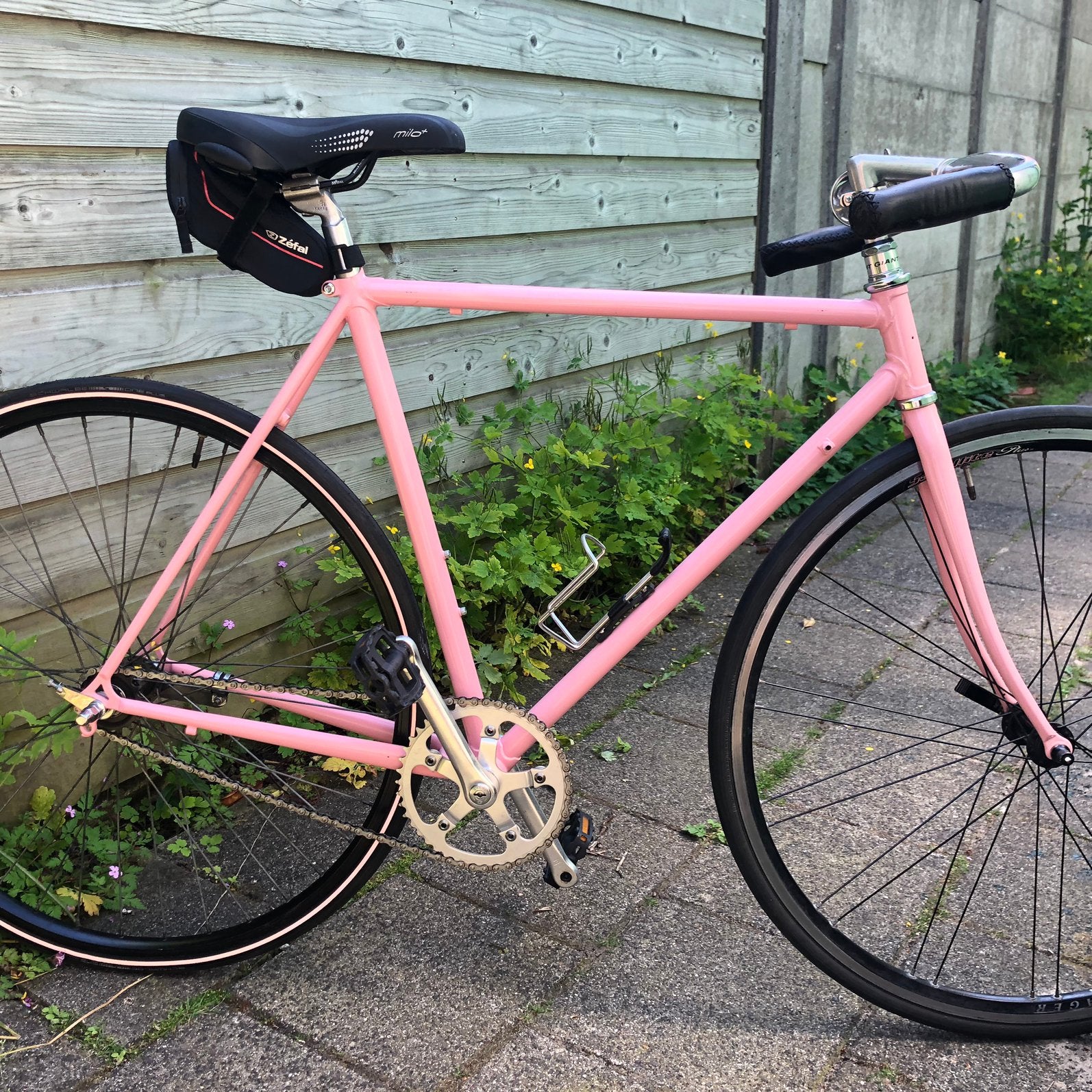 Roze Singlespeed, Staal, Zo goed als nieuw, 53 tot 57 cm, Ophalen