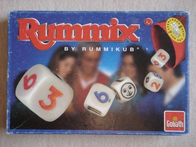 LEUK: Rummix - alias Rummikub Dobbelspel, Vijf spelers of meer, Ophalen of Verzenden, Gebruikt, Goliath