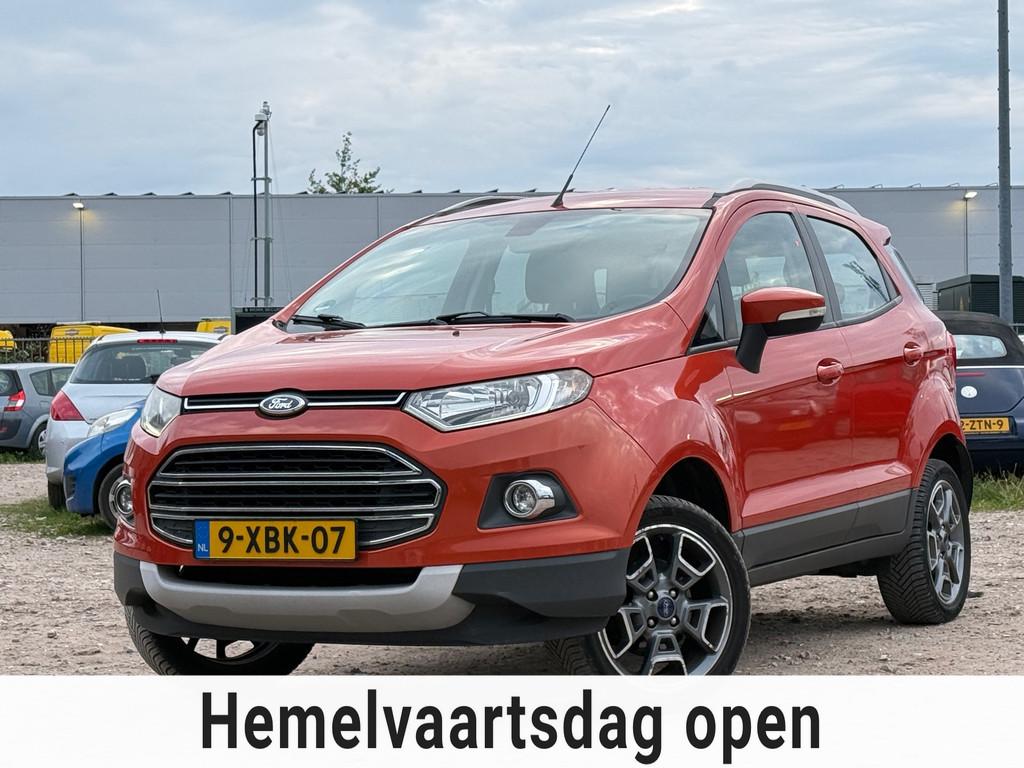 Ford EcoSport 1.0 EcoBoost Titanium/ HOGE INSTAP/ ZUINIG, Auto's, Ford, Voorwielaandrijving, Euro 5, 125 pk, Gebruikt