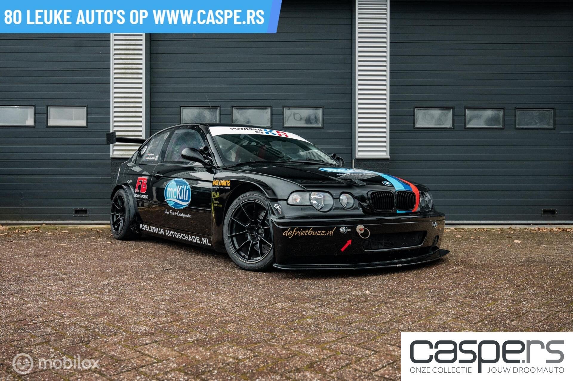 BMW E46 'M3' Raceauto | S54 | Widebody - FIA CERTIFICAAT, Auto's, BMW, Gebruikt, Zwart, Zwart, Handgeschakeld