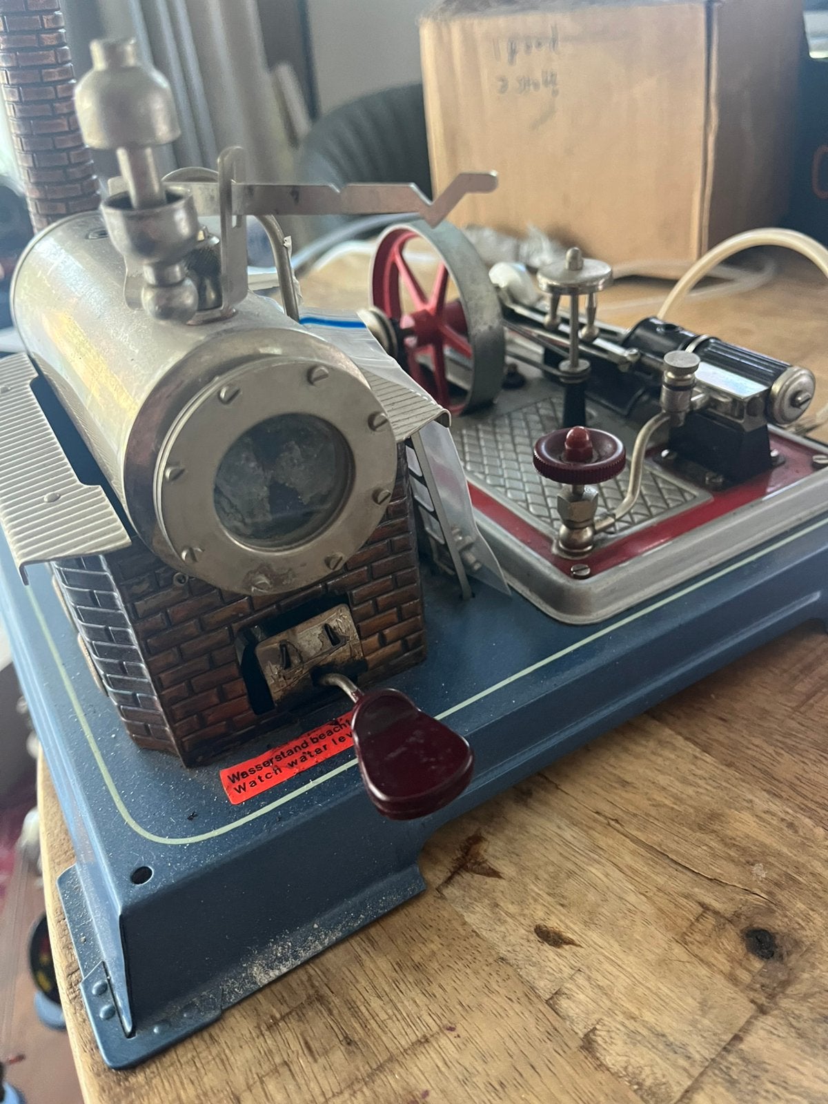 Wilesco D16 stoommachine ovp, Ophalen of Verzenden, Zo goed als nieuw, Groter dan 1:32