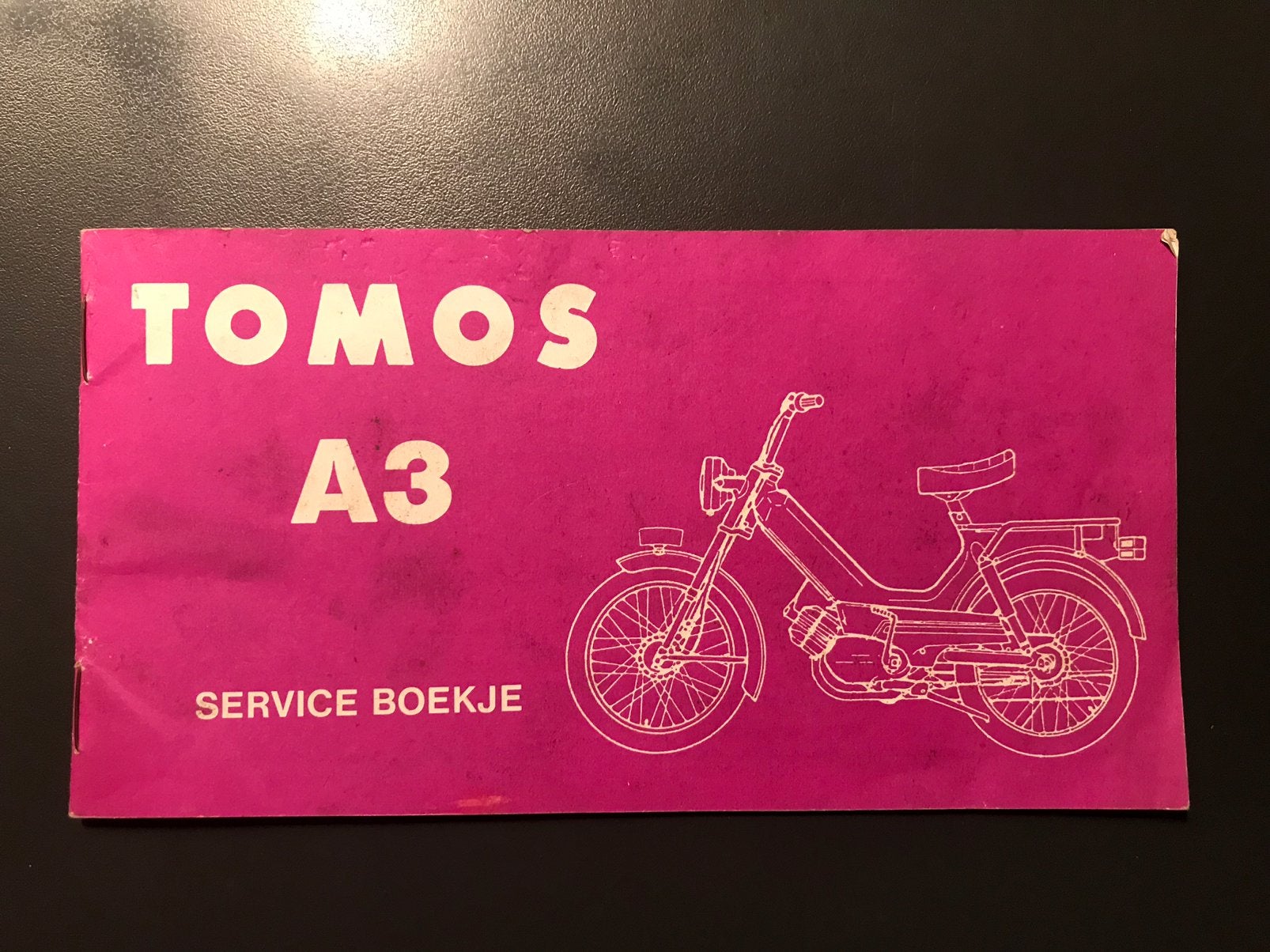 TOMOS A3 SERVICE BOEKJE ORIGINEEL!!!, Fietsen en Brommers, Handleidingen en Instructieboekjes, Ophalen of Verzenden, Zo goed als nieuw