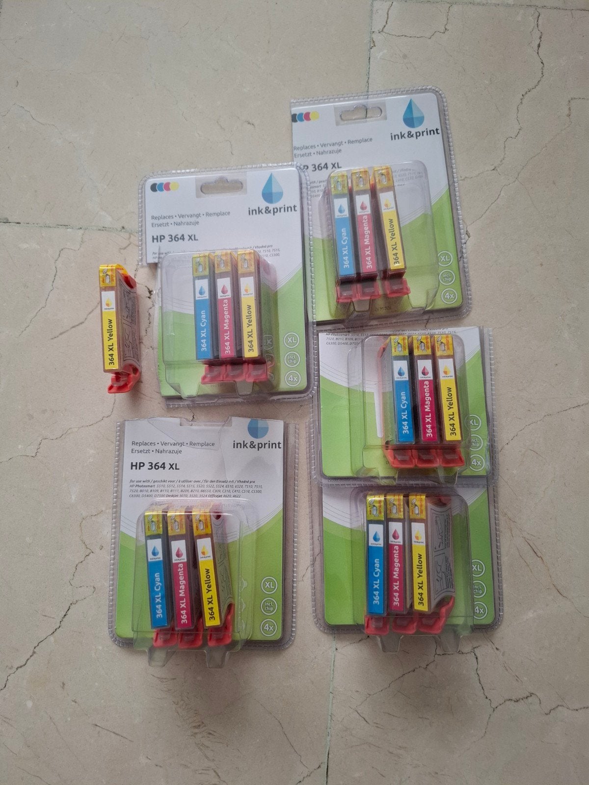 HP 364 XL Inktcartridges, Printer, Inkjetprinter, Ophalen of Verzenden, Nieuw