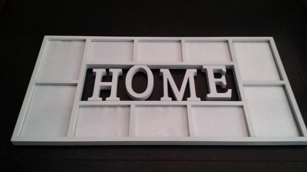 Fotolijst 'HOME'  72,5cm x 37,5cm, Audio, Tv en Foto, Fotografie | Fotolijsten, Ophalen of Verzenden, Zo goed als nieuw