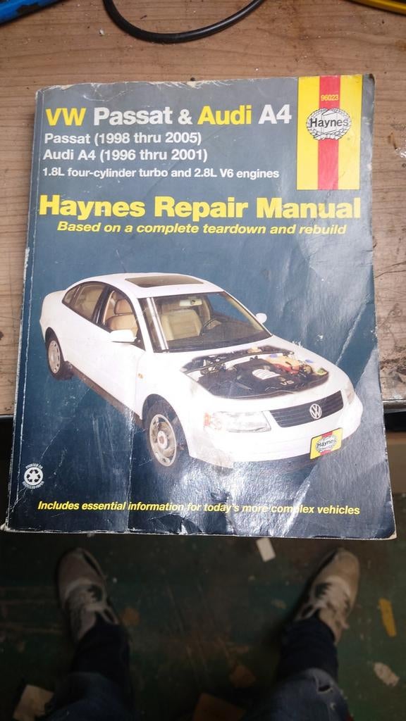 Haynes Reparatiehandleiding VW Passat & Audi A4 (1996-2005), Boeken, Ophalen of Verzenden, Gelezen, Volkswagen, Haynes