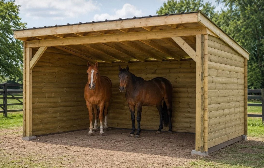 Blokhut/paardenstalling