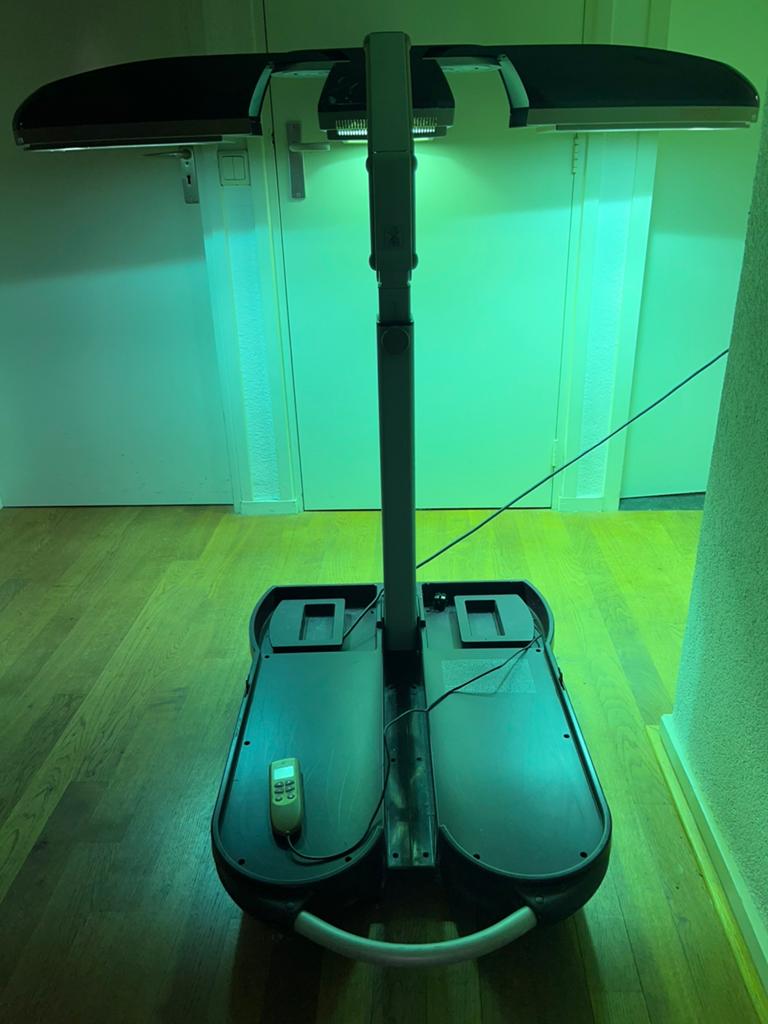 Philips Sunmobile 4S Facial Plus zonnebank - Perfect werkend, Witgoed en Apparatuur, Zonnebanken en Gezichtsbruiners, Gebruikt