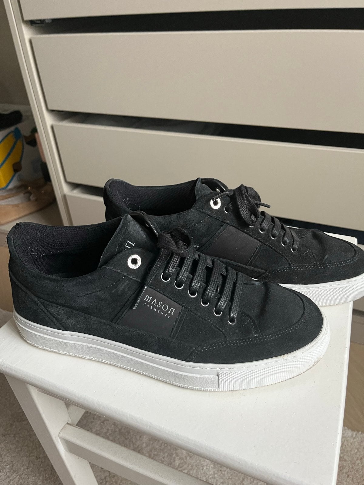 Mason Garments Torino sneakers - Zwart maat 43, Ophalen of Verzenden, Zo goed als nieuw, Zwart, Sneakers of Gympen