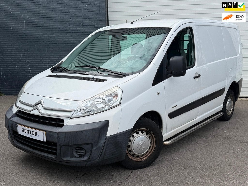 Citroen Jumpy 10 1.6 HDI L1 H1 AIRCO/BTW/CRUISE/PDC/NAP!, Auto's, Stof, Gebruikt, Zwart, Citroën