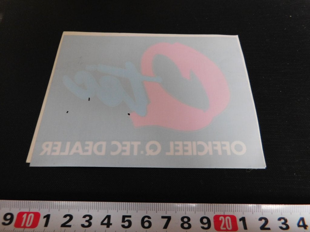 sticker Raamsticker Officieel Q.TEC Dealer, Ophalen of Verzenden, Zo goed als nieuw