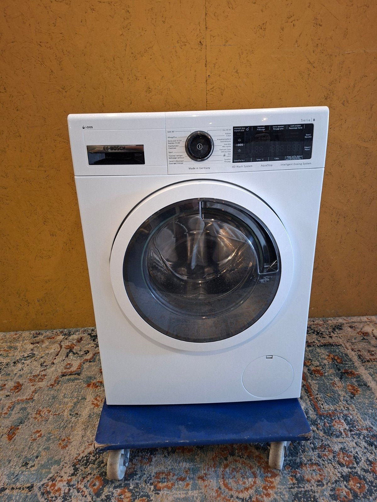 Bosch Serie 8 Wasmachine, Ophalen of Verzenden, 1600 toeren of meer, Wolwasprogramma, 85 tot 90 cm