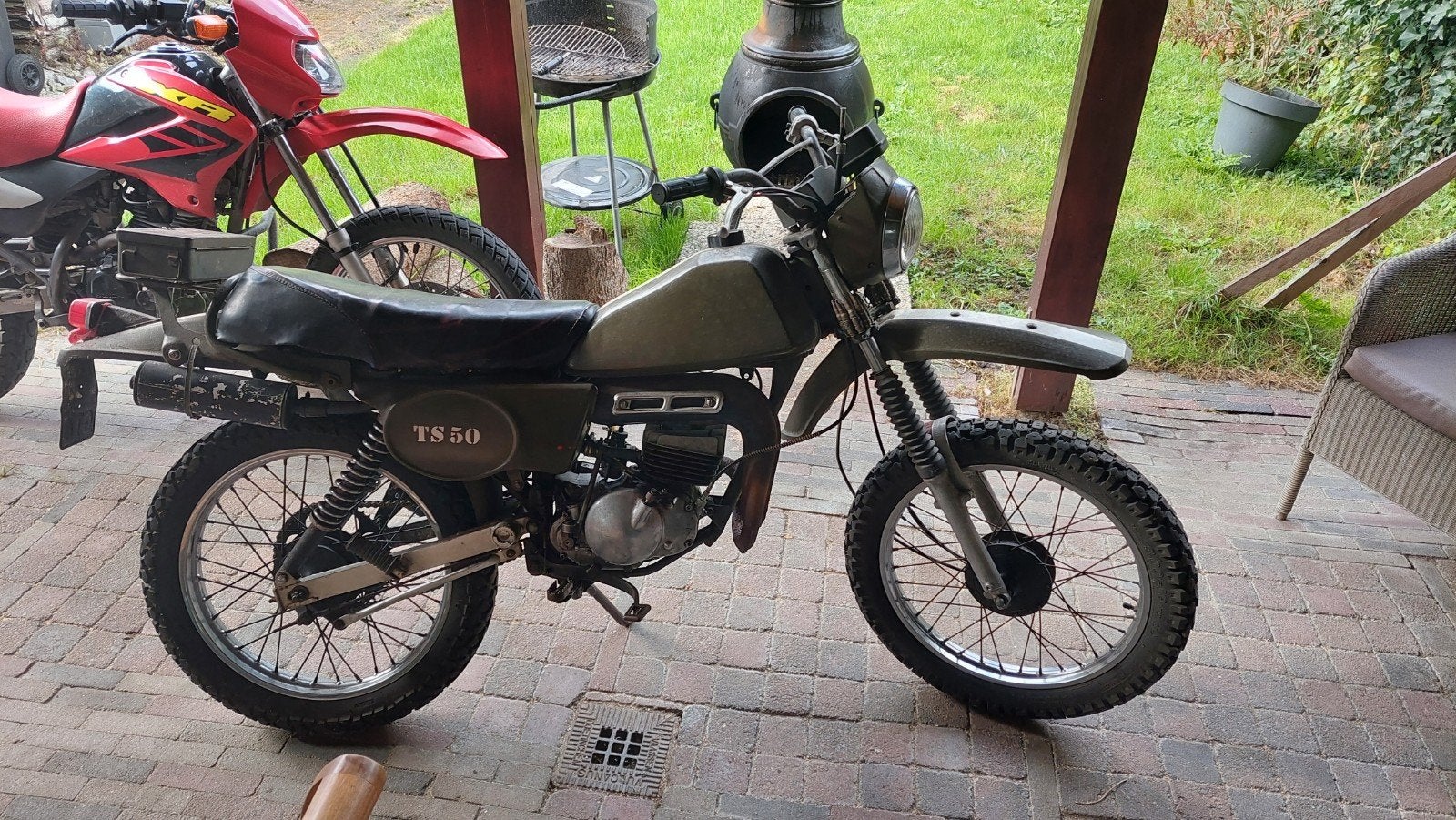 Suzuki TS50ER, Fietsen en Brommers, Ophalen, Gebruikt, 50 cc, 5 versnellingen
