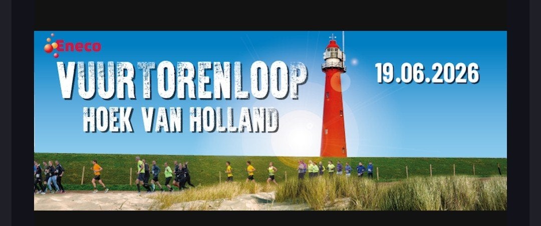 2 x startbewijs 10 KM Vuurtorenloop, Twee personen