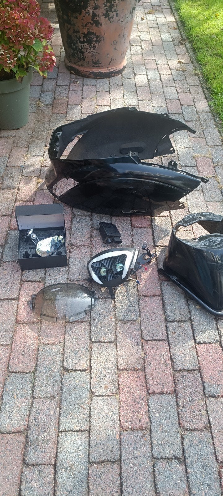 onderdelen,  kappen,booskijker, tellerkapPiaggio Zip Scooter, Ophalen, Gebruikt, Kap, Piaggio