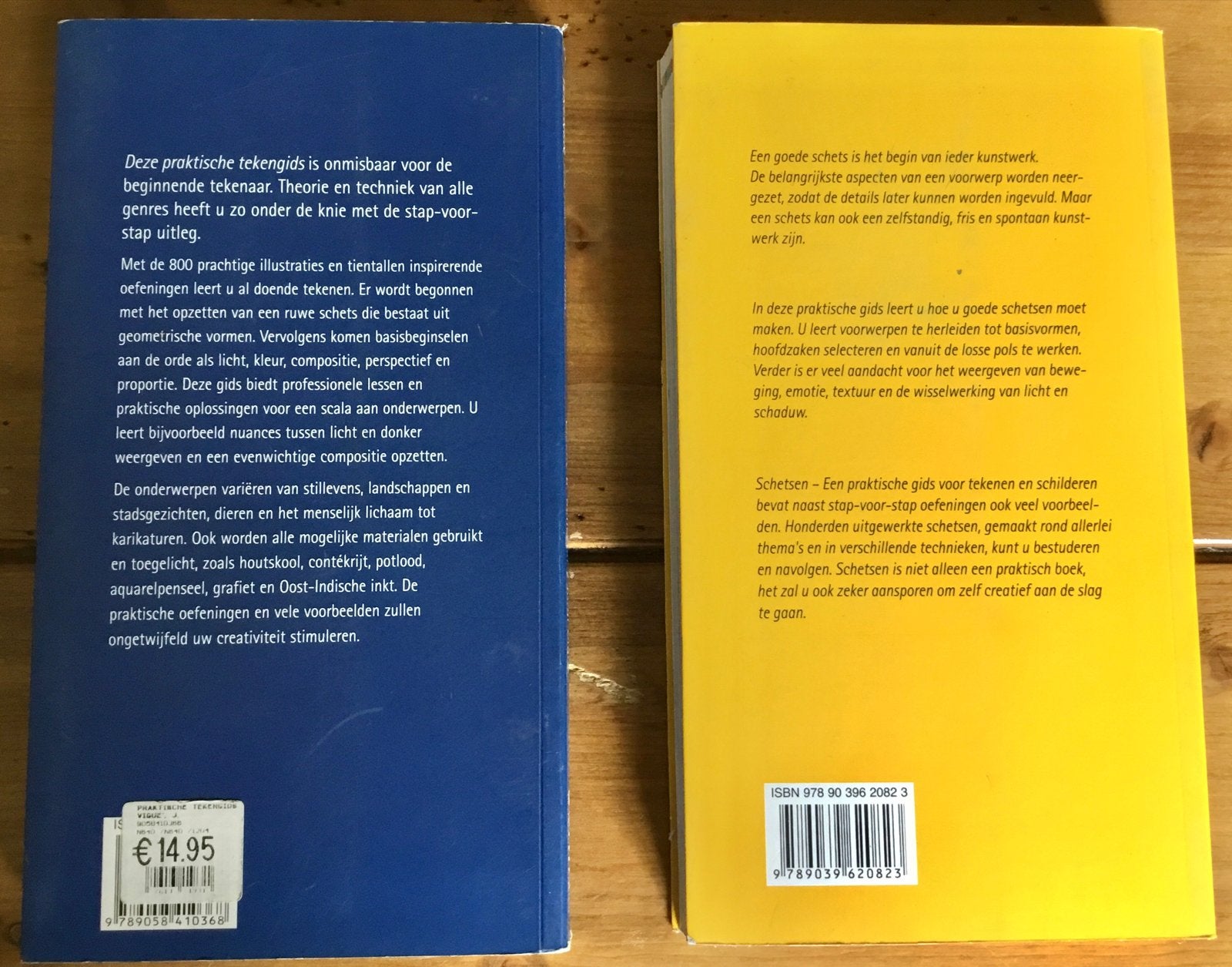 2 X EEN PRAKTISCHE GIDS: TEKENEN EN SCHETSEN, Ophalen of Verzenden, Zo goed als nieuw, Boek of Gids