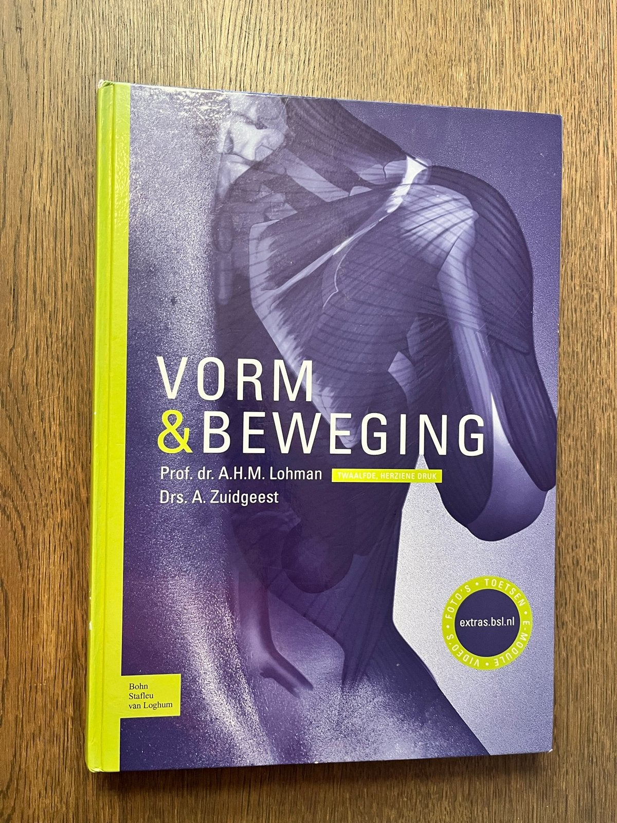 Vorm & Beweging - Anatomie en Fysiologie Studieboek, Boeken, Studieboeken en Cursussen, Ophalen of Verzenden, Beta, Zo goed als nieuw