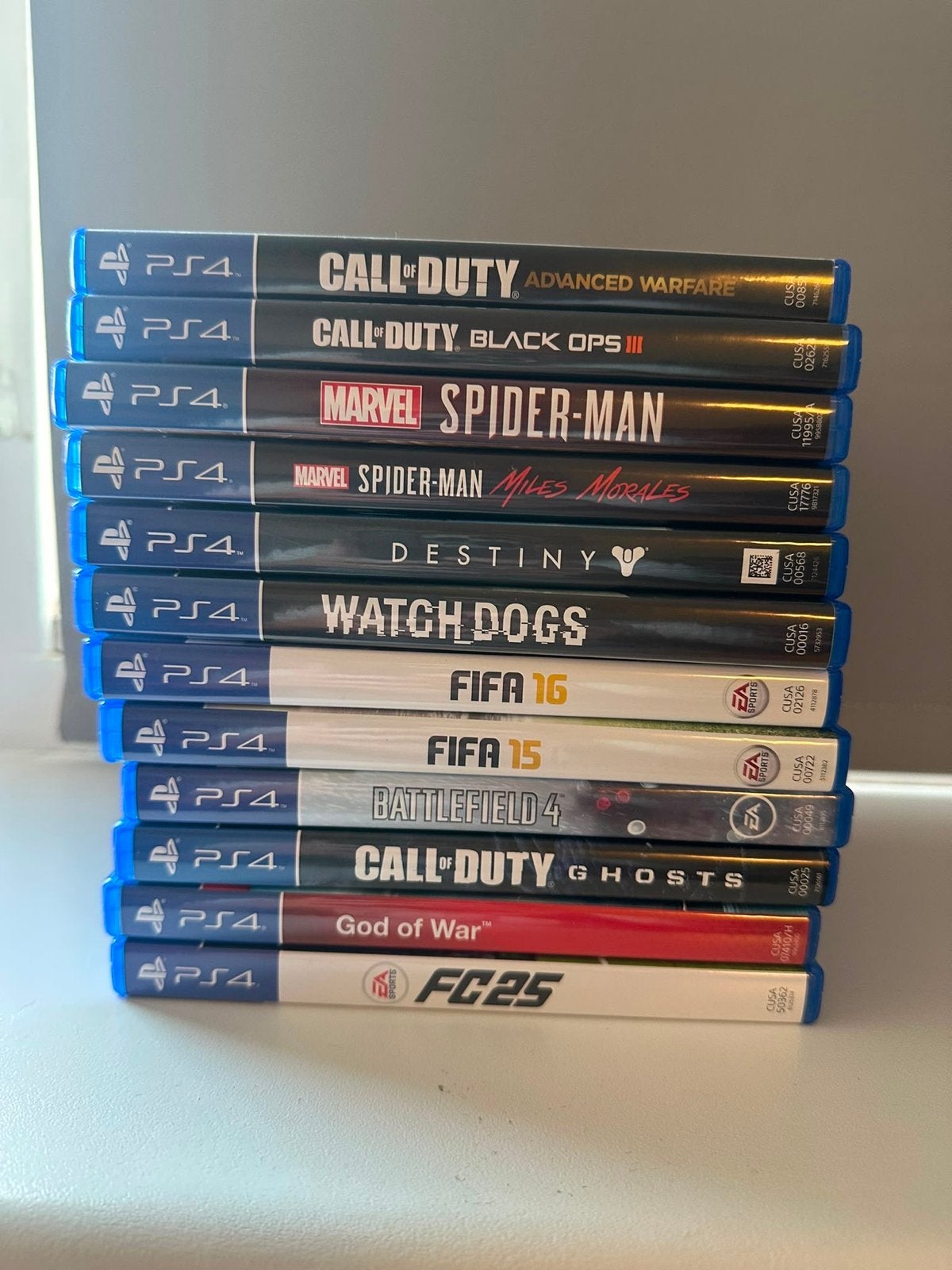 PS4 Games Bundel: Call of Duty, Spider-Man, FIFA, Watch Dogs, Spelcomputers en Games, Games | Sony PlayStation 4, Ophalen, Gebruikt