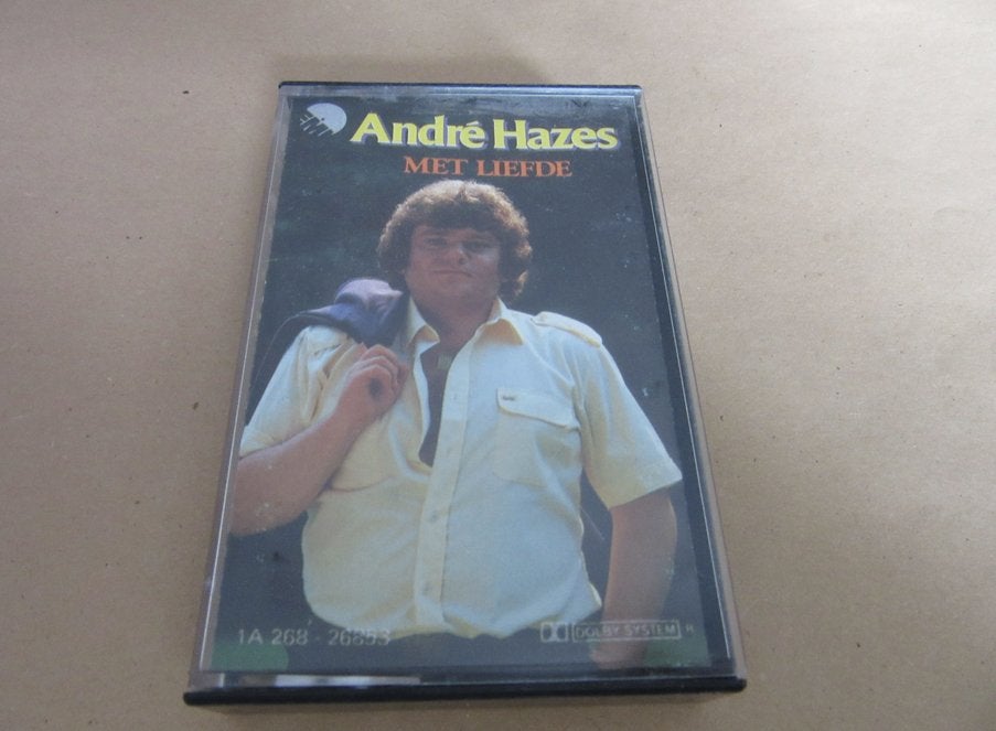 Andres Hazes cassettebandje Met liefde, Cd's en Dvd's, Cassettebandjes, Verzenden, Zo goed als nieuw, Nederlandstalig, 1 bandje