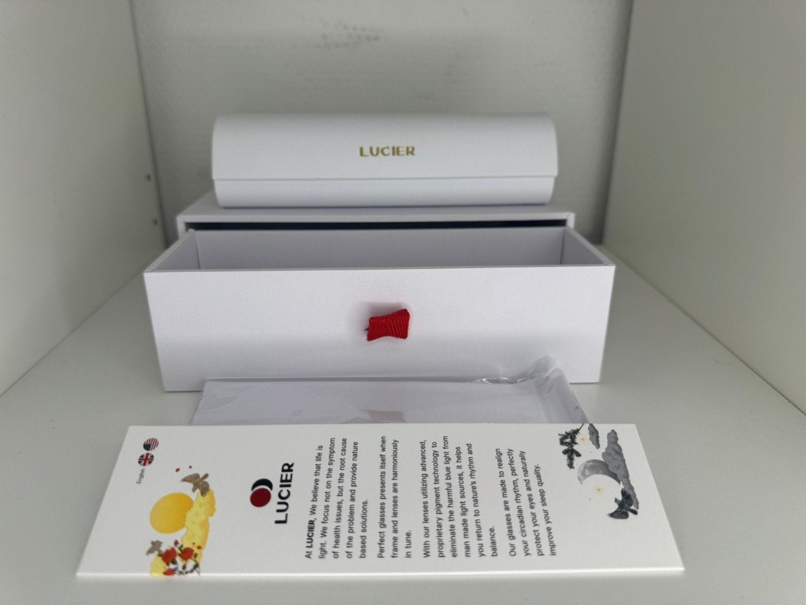 Lucier bril nieuw in verpakking, Ophalen of Verzenden, Nieuw, Bril, Overige merken