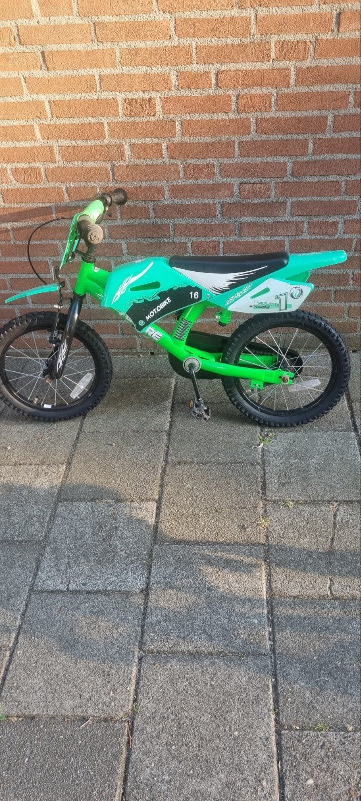 Kinderfiets 16 inch, Ophalen