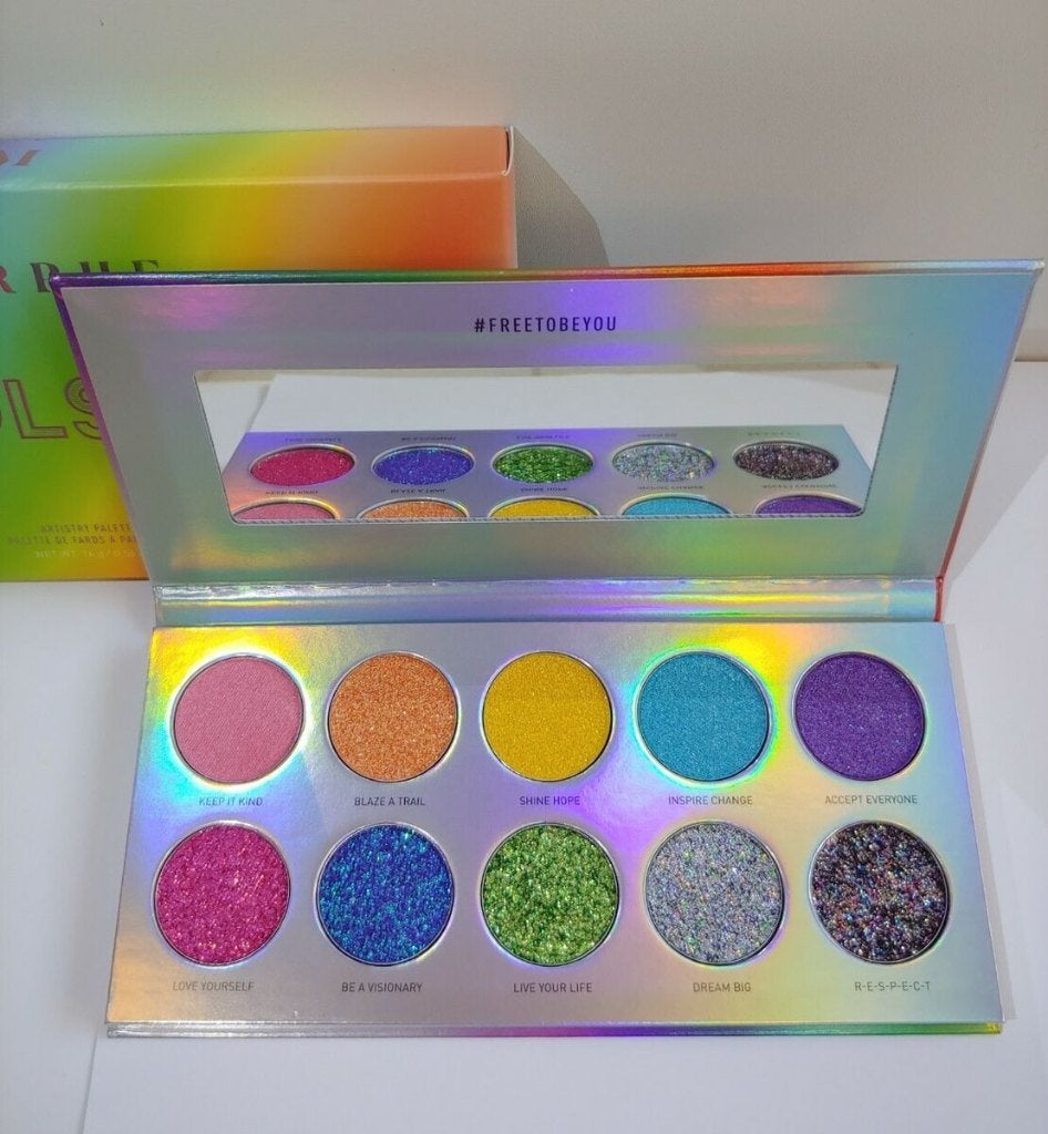 Morphe PRIDE 10G GLSEN UP Artistry PALETTE, pride / festival, Nieuw, Ophalen of Verzenden, Make-up, Overige kleuren