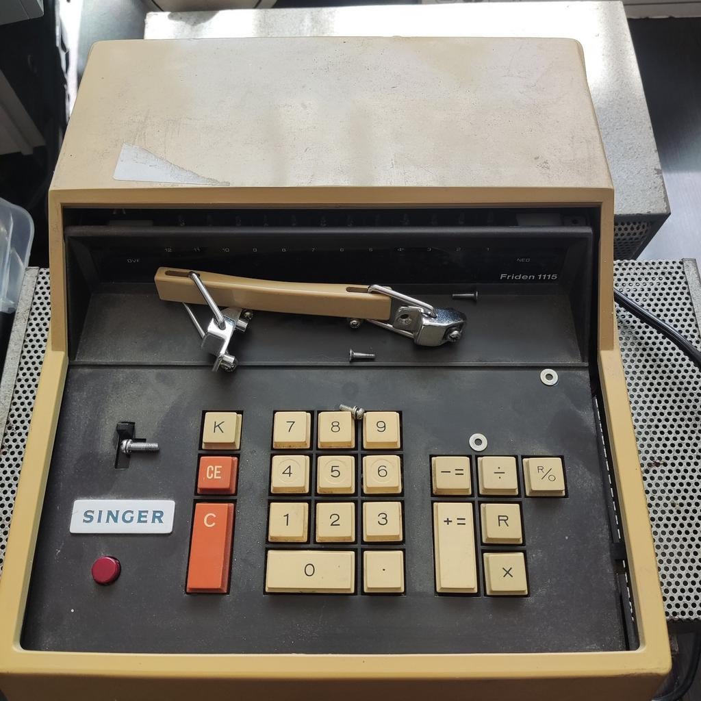 Friden 1115 nixie rekenmachine, Ophalen