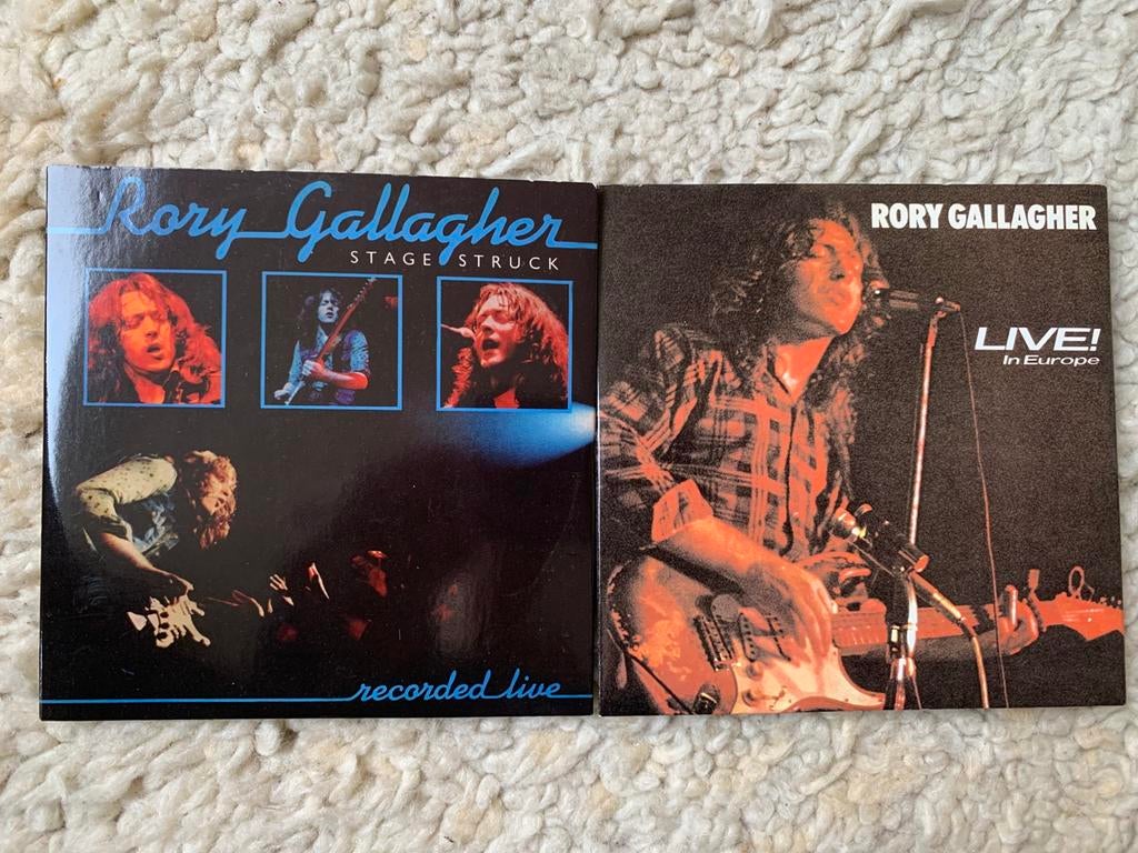 2 cd’s / Rory Gallagher / stage struck / live, Ophalen of Verzenden, Gebruikt