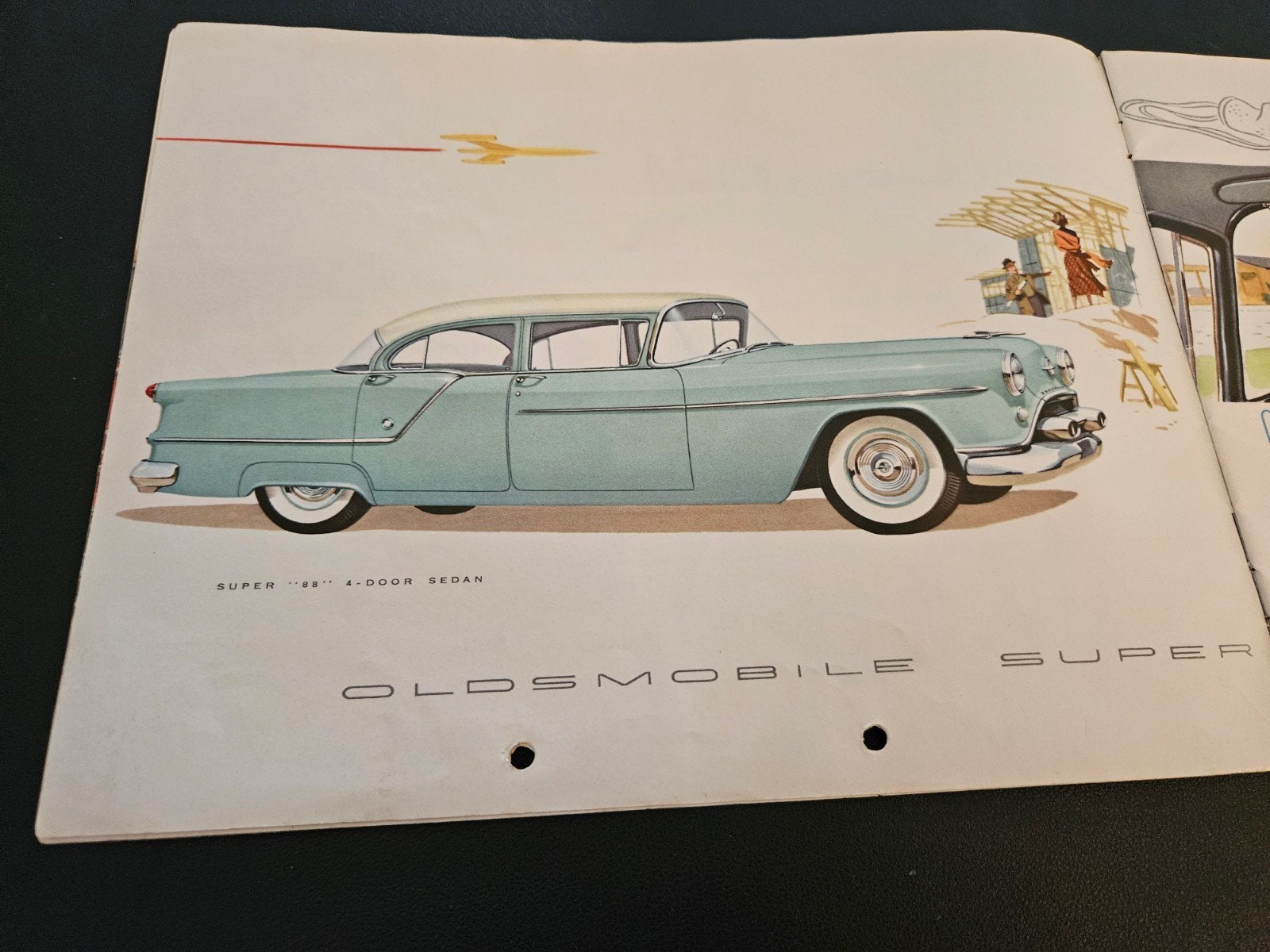 Brochure Oldsmobile 1954 USA, Ophalen of Verzenden, Zo goed als nieuw, Overige merken