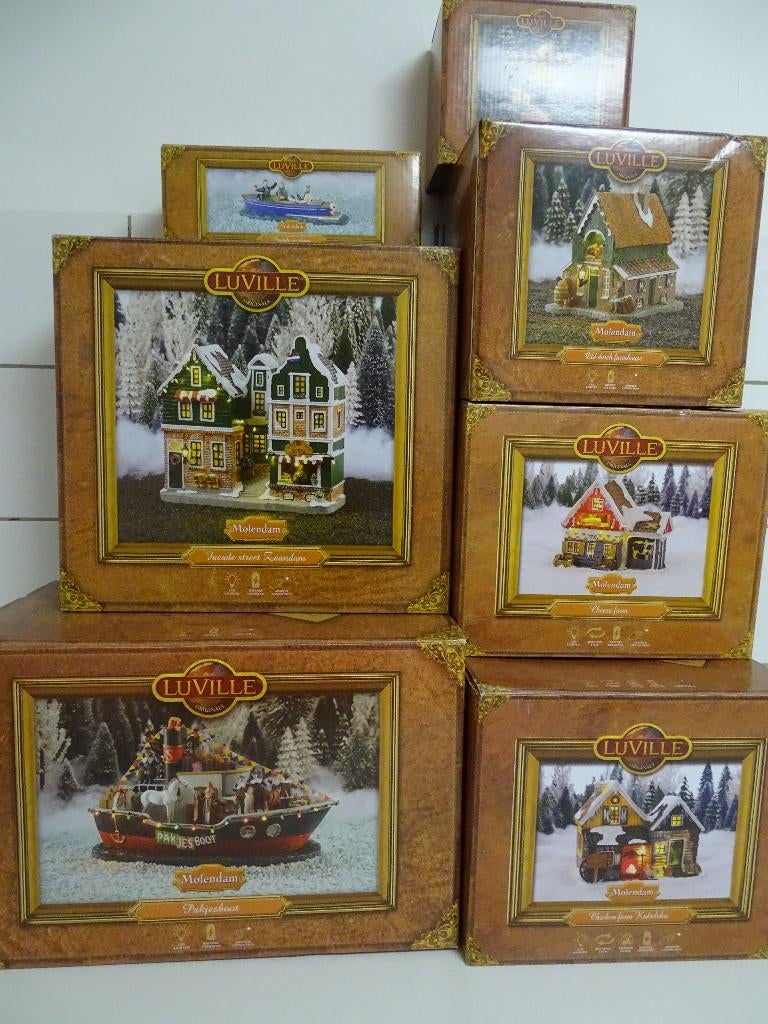 Lege dozen van Luville miniaturen, Ophalen of Verzenden, Zo goed als nieuw