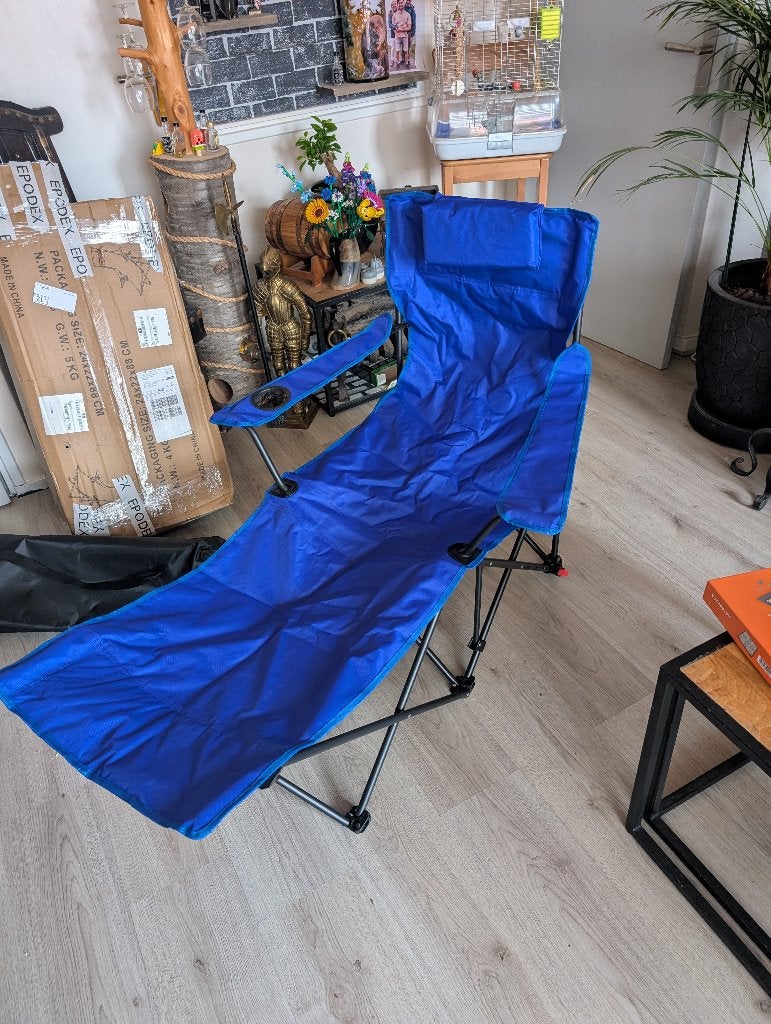Strandstoel/tuinstoel, Ophalen, Nieuw, Aluminium, Verstelbaar