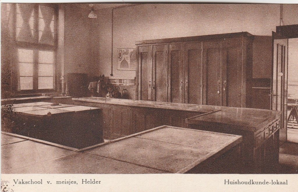 den helder- interieur vakschool v meisjes, Ophalen of Verzenden, Voor 1920, Noord-Holland