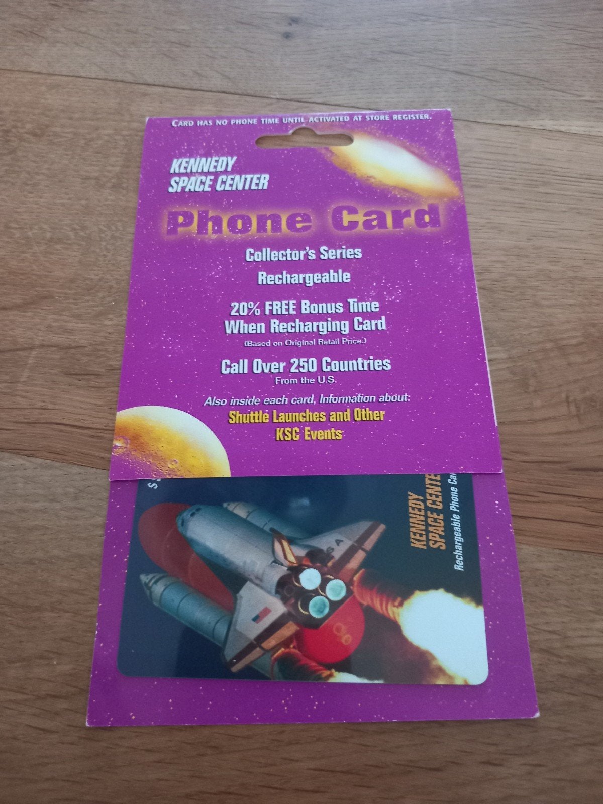 Phone Card Kennedy Space Center, Ophalen, Gebruiksvoorwerp
