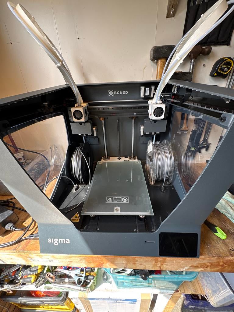 BCN3D Sigma 3D-printer - Filament, Dual Extruder, Ophalen, Zo goed als nieuw, Filament