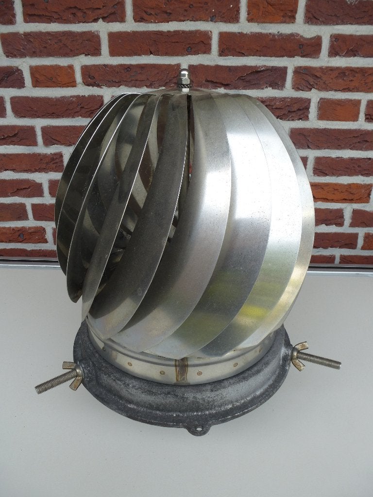 Roterende schoorsteenkap | Nedco RVS rotorkap | max 250 mm, Overige soorten, Ophalen of Verzenden, Zo goed als nieuw, Inbouw