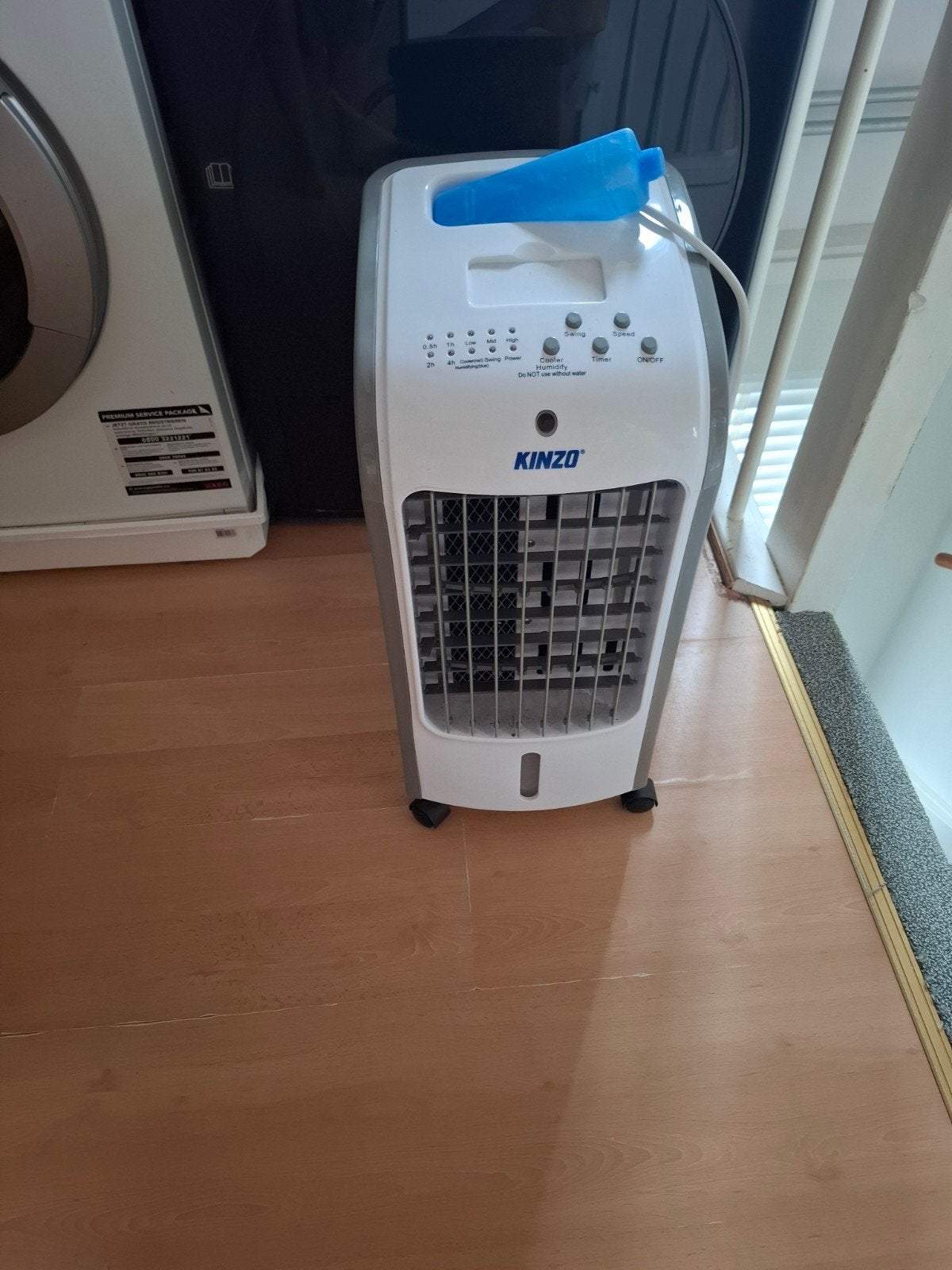 Kinzo Mobiele Airco - Koelen en Ventileren, Ophalen, Gebruikt, Minder dan 60 m³, Timer