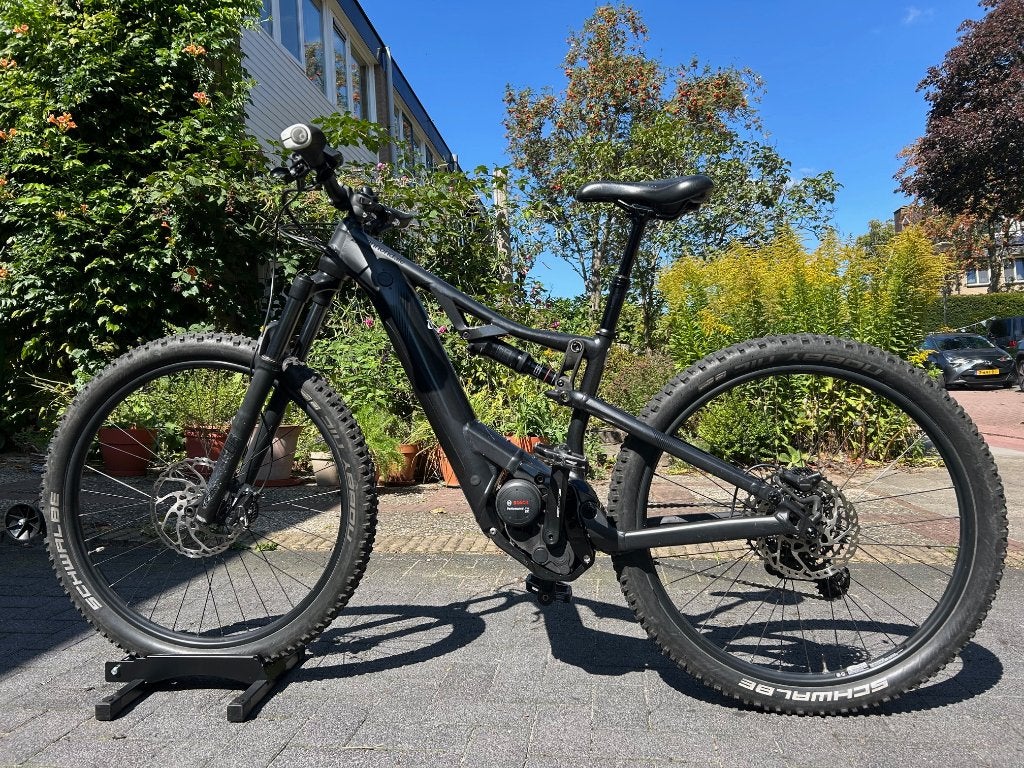 Cannondale Monterra e-MTB, fietsteun en pomp, Gebruikt, Fully, Dames, Schijfrem
