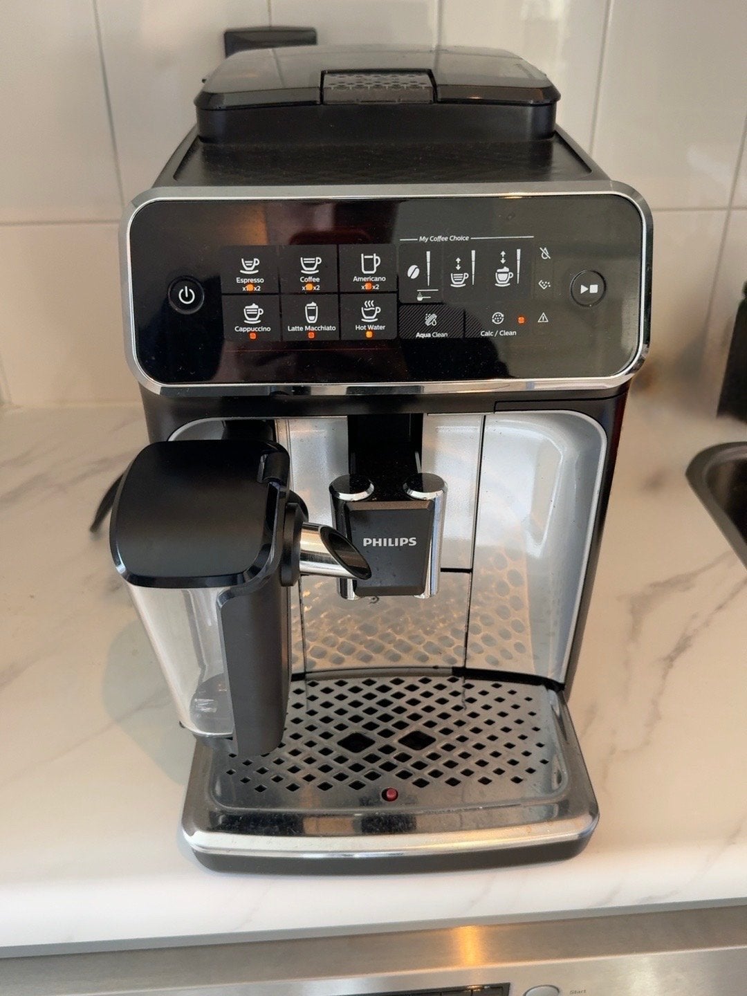 Philips 3200-serie volautomatische espressomachine EP3246/70, Witgoed en Apparatuur, Afneembaar waterreservoir, Gebruikt, Espresso apparaat