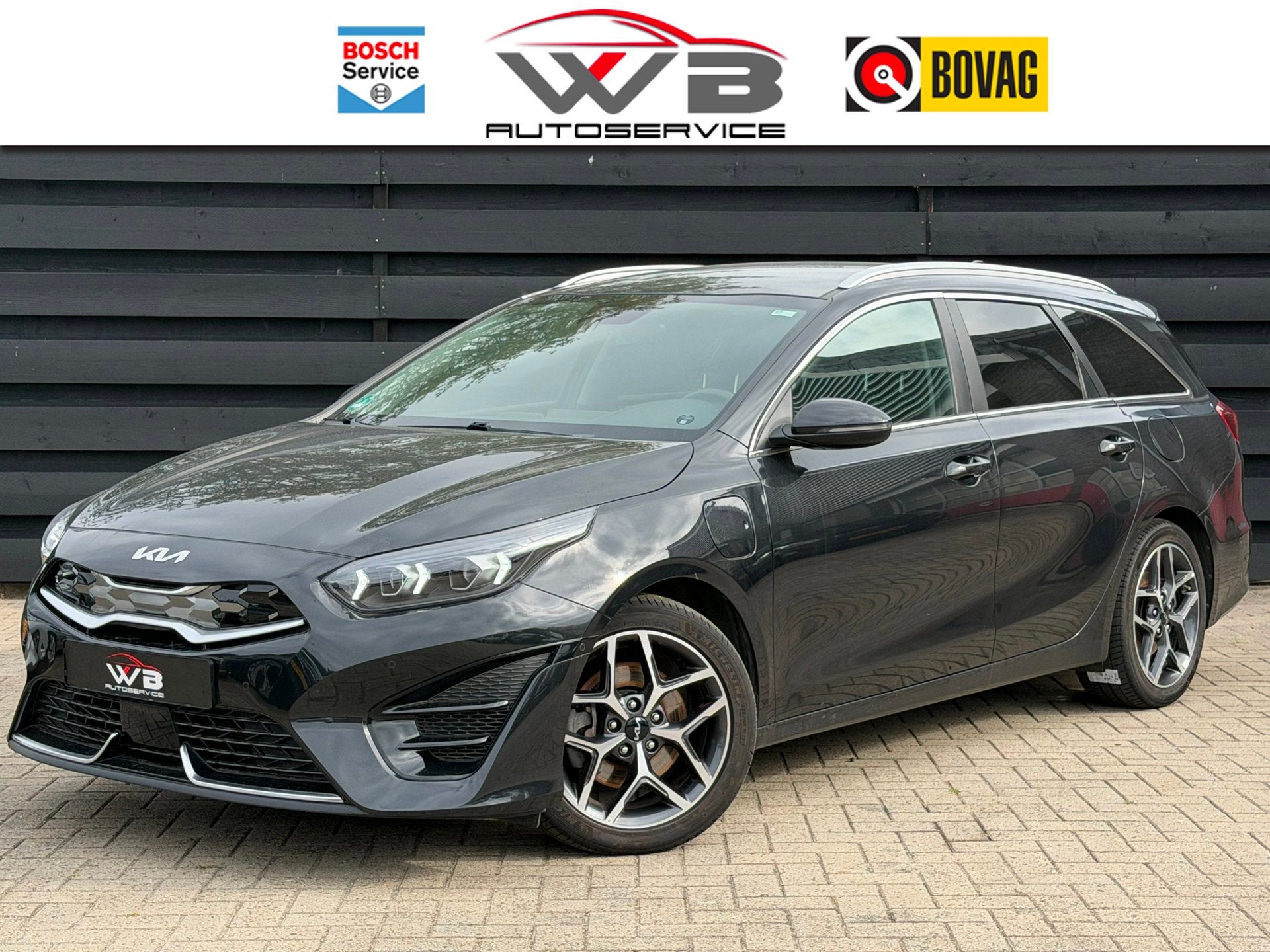 Kia Ceed Sportswagon 1.6 GDI PHEV Platinum I Leder I Camera, Auto's, Adaptive Cruise Control, Gebruikt, Zwart, Zwart