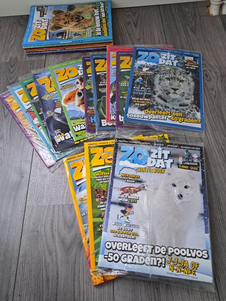 Zo zit dat tijdschriften HEEL VEEL NIEUW 3x vakantieboek, Ophalen, Zo goed als nieuw, Wetenschap en Natuur