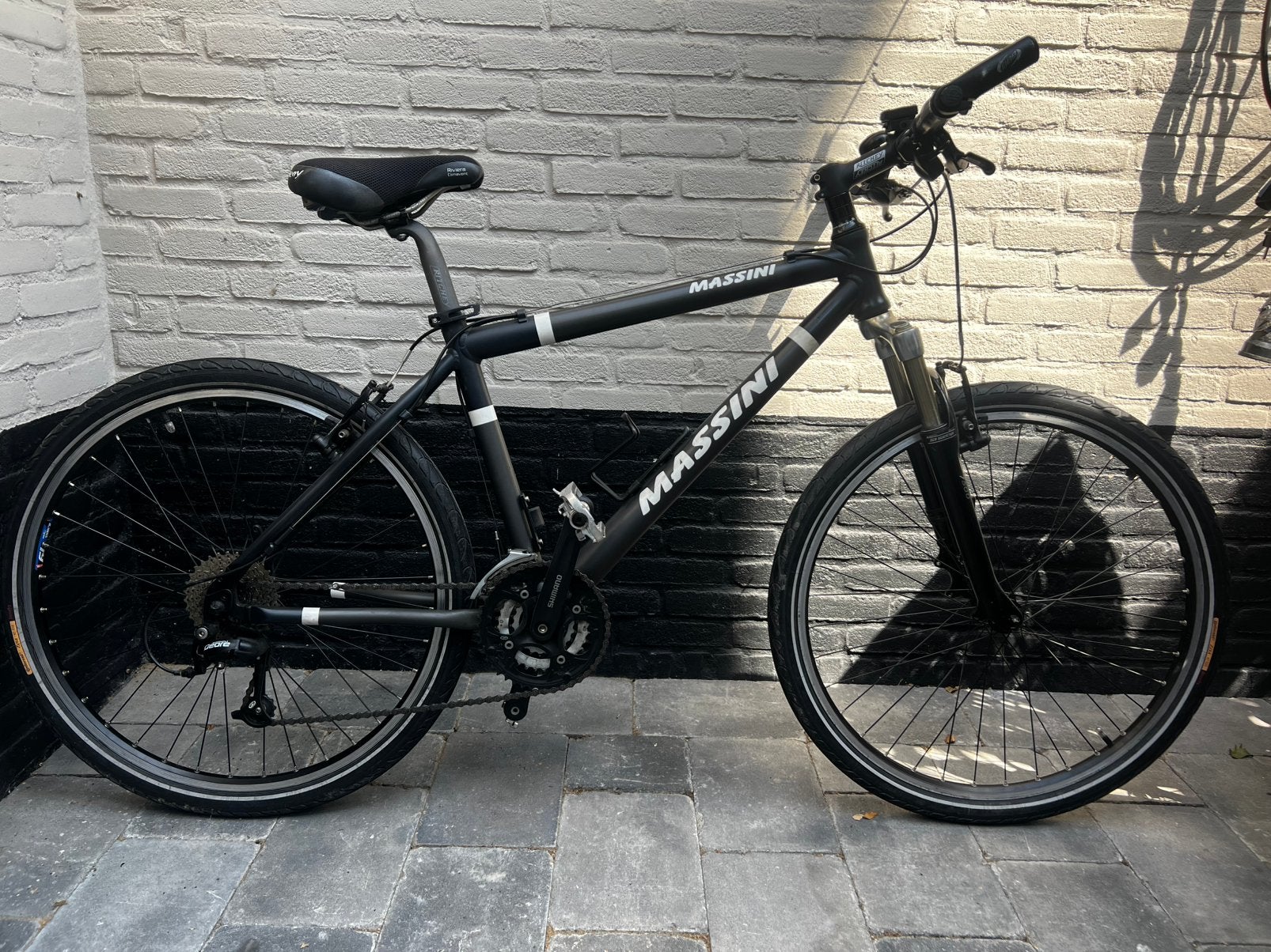 Mountainbike Massini 45 cm frame, Fietsen en Brommers, Fietsen | Mountainbikes en ATB, Gebruikt, Velgrem, 45 tot 49 cm, Ophalen