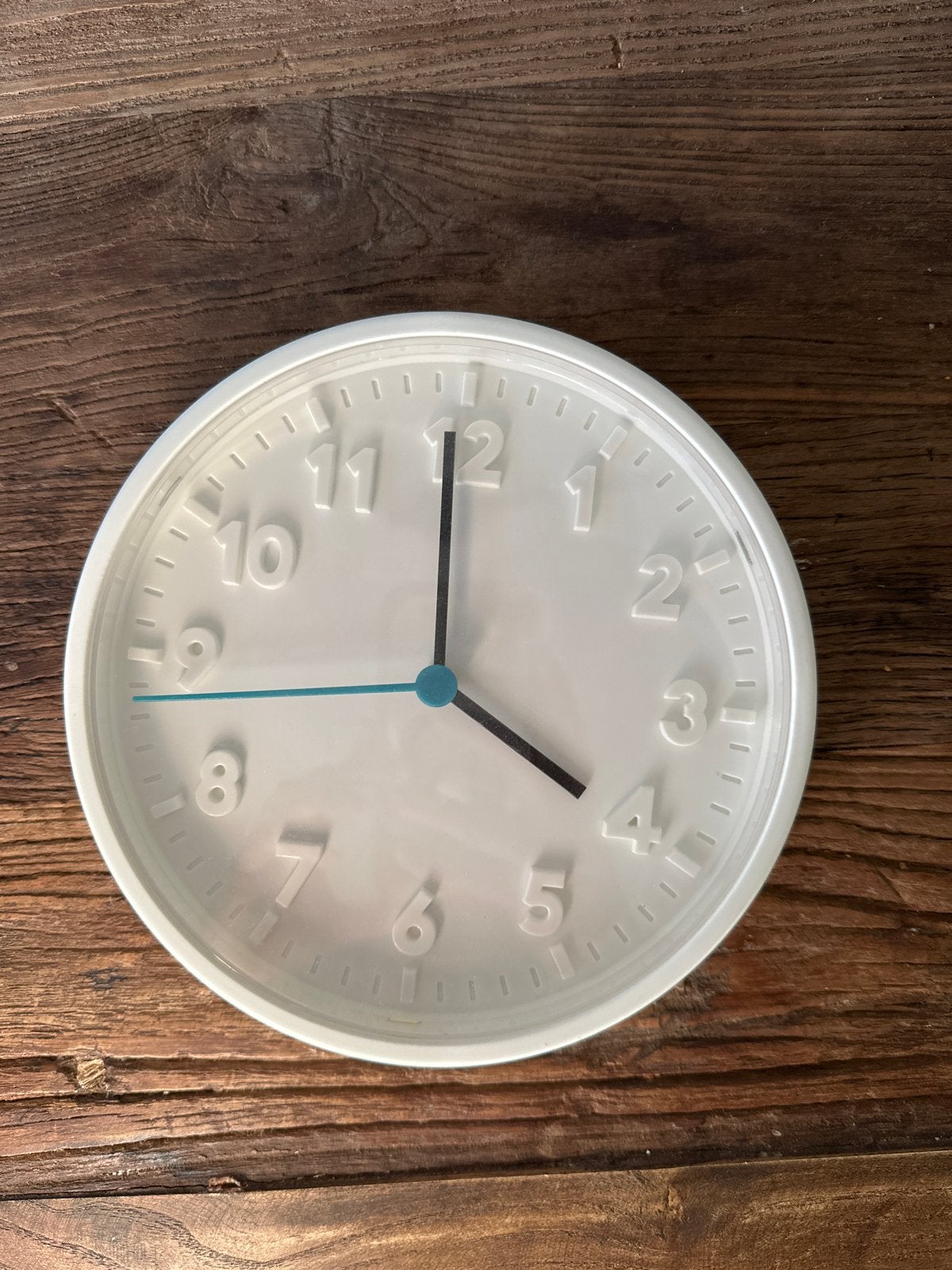 IKEA STOMMA Wandklok - Wit, in nette staat, Wandklok, IKEA, Wit, Analoog