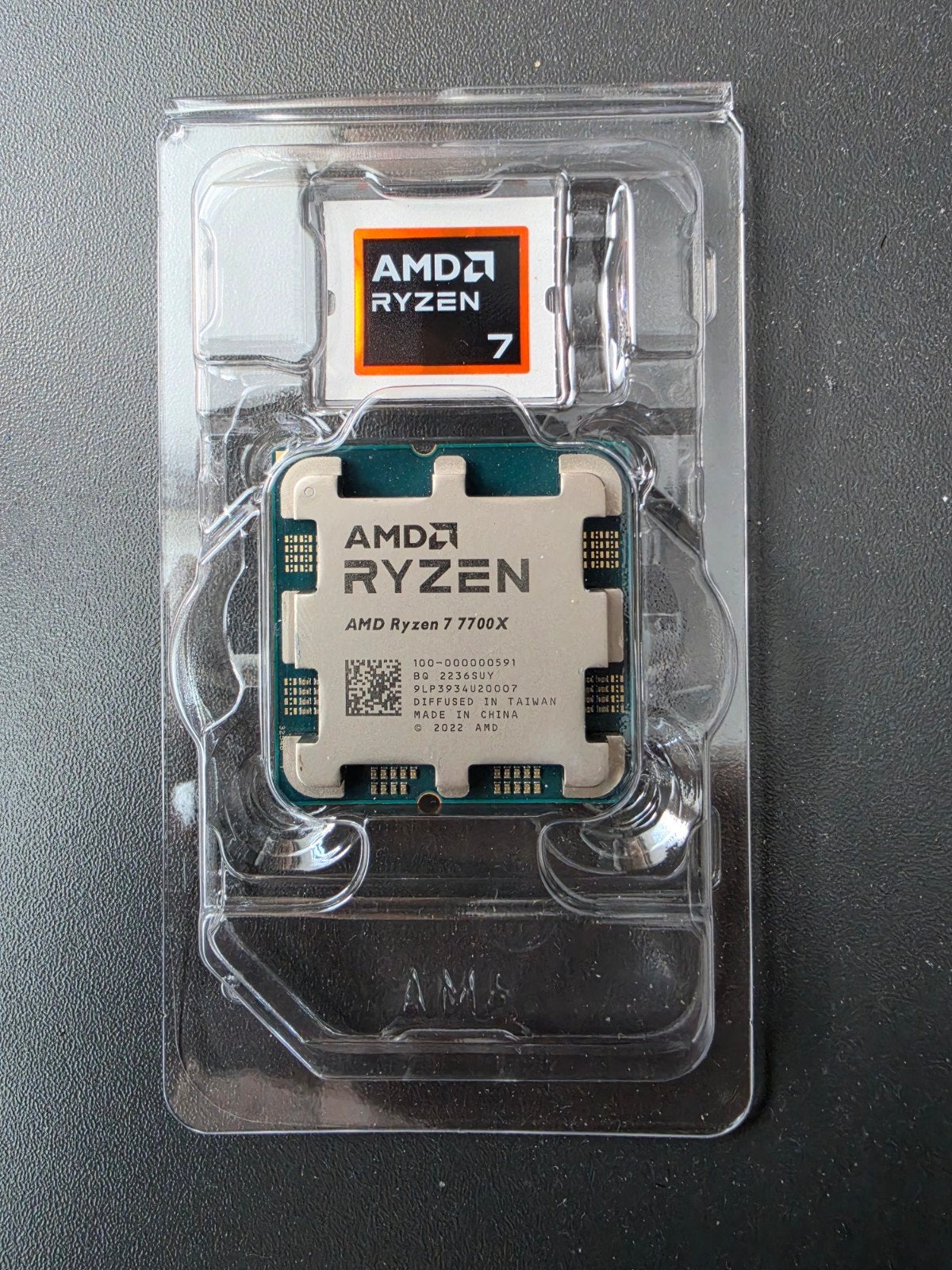 AMD Ryzen 7 7700X Processor, Computers en Software, Processors, 8-core, AM5, Ophalen of Verzenden, Zo goed als nieuw