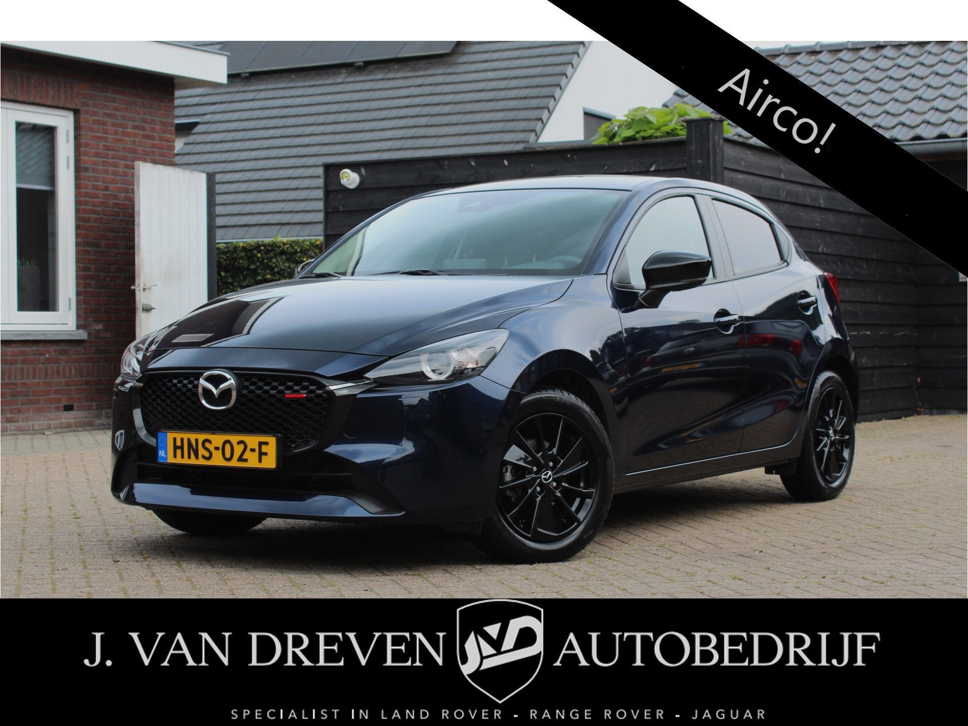Mazda 2 1.5 SkyActiv-G 90 Homura - Stoel- stuurverwarming, C, Dealer onderhouden, Gebruikt, Blauw, Verwarmde buitenspiegels