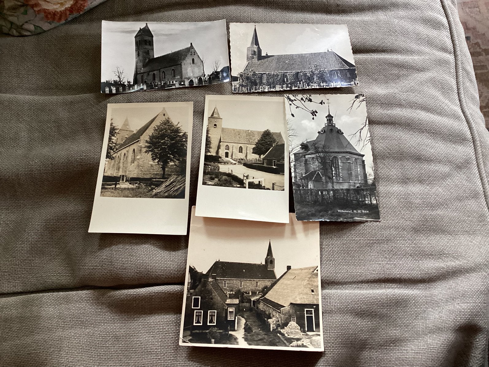 Kaarten oud van kerken zwart wit, Ophalen of Verzenden, Voor 1940, Gebruikt, Overige onderwerpen