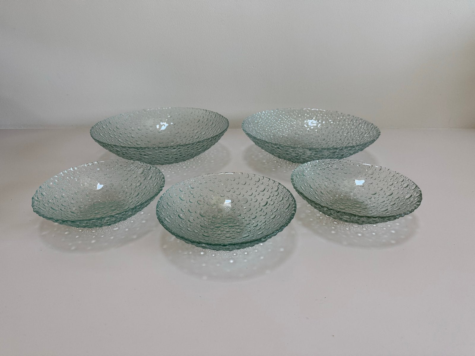 Set van 5 Pavel Pánek-geïnspireerde bubbel schalen, Ophalen