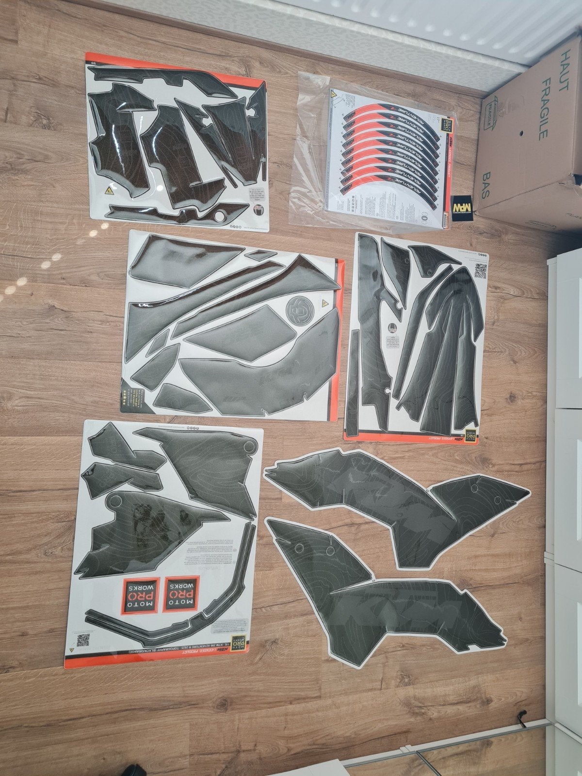 KTM 390 Adventure R 2025 Stickerset Motoproworks, Ophalen of Verzenden